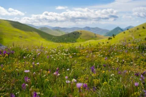 Campo Imperatore Foto stock
