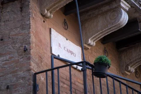 Campo Square, Siena Stock Photos
