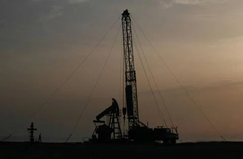  Campos de petroleo en Matanzas.+energia, petrolifero, economia+Oil fields... Stock Photos