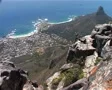 Camps Bay and Lions Head from Table Mt, Cape Town GFSD SD Footage
