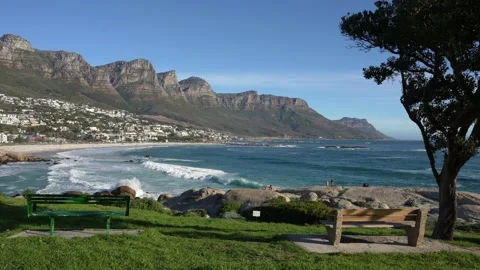 Camps Bay View Stock Footage 211841026