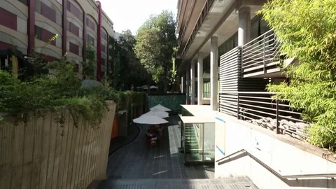 Campus cafe Stock Footage