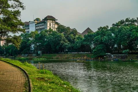 Campus dormitory building Stock Photos