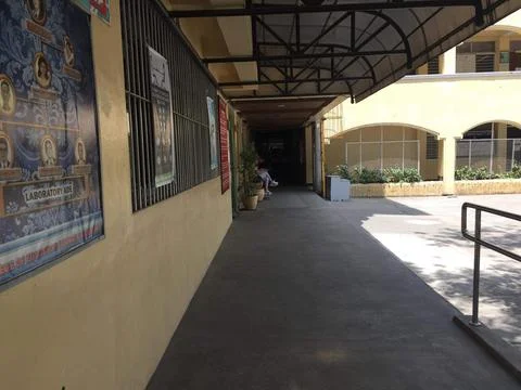 Campus hallway Stock Photos