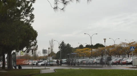 Campus Parking 3 Stock Footage 45933952