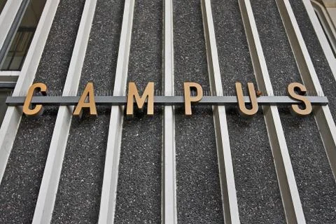 Campus sign Stock Photos