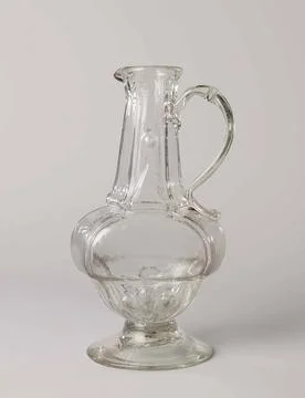 Can with a angular shape blown. Conical foot. In a angular shape blown bod... Stock Photos