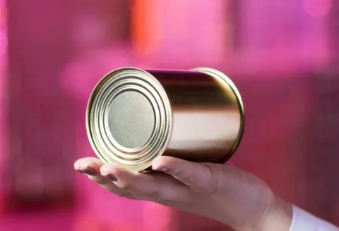 Can colorful empty Stock Photos