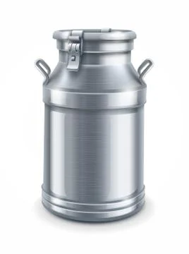 Can container for milk isolated vector 스톡 일러스트
