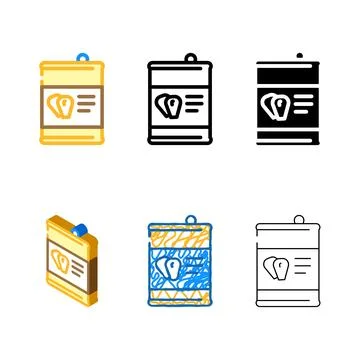 Can corn color icon vector looks Stock Illustration