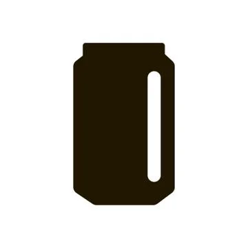 Can for a drink icon in trendy flat style isolated. Illustration eps 10. Stock Illustration