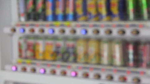 Can drink machine autopay Stock Footage 116861439