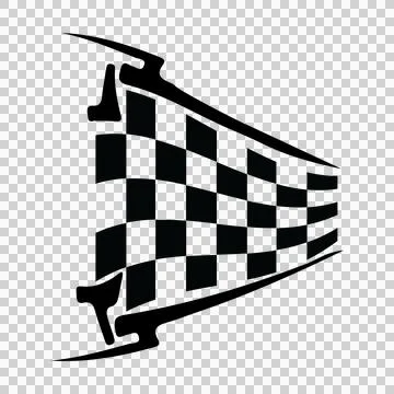 Can Glass Wrap Checkered Flag Waving With Abstract Stock Illustration