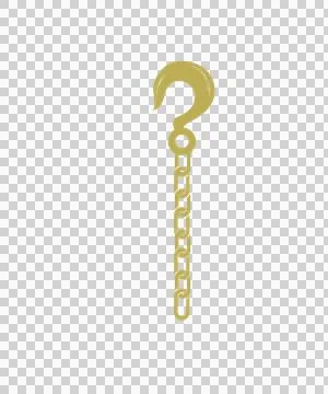 Can Glass Wrap Hook With Chain And Metal Stock Illustration