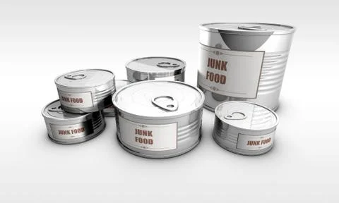 Can junk 01 스톡 일러스트