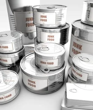 Can junk 04 스톡 일러스트