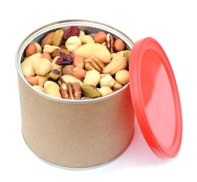 Can of nuts Stock Photos