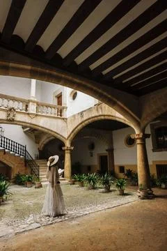  Can Oleza palace ordered to be built by the Descos family in the 15th cen... Stock Photos