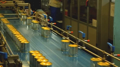 Can Production Factory 스톡 동영상 76330802