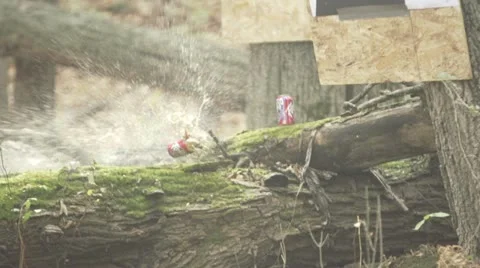 Can Shot Slow Motion 4 - 240FPS Video stock 18197321