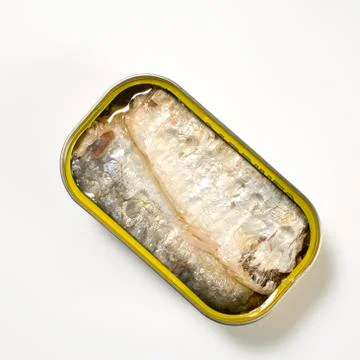 Can of sprats Stock Photos