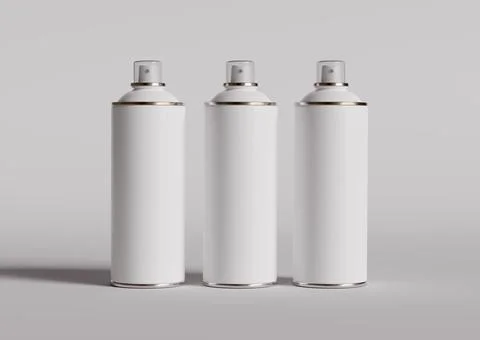 Can spray bottle (20) Illustrazione stock