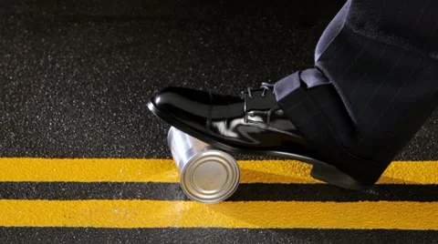 The can stops here Stock Footage 8825389