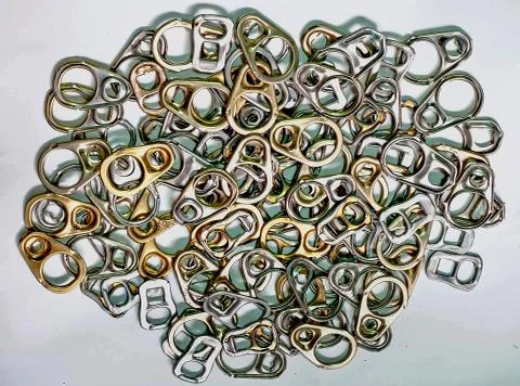 The can tabs Foto stock