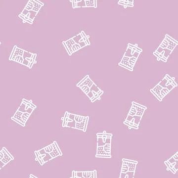 Can of tea line vector seamless pattern イラスト素材