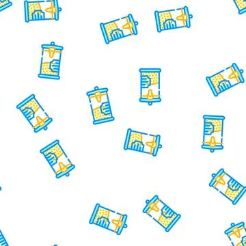 Can of tea vector seamless pattern イラスト素材