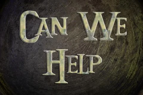 Can we help concept Stock Illustration