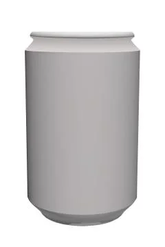 Can on white background. Stock Illustration