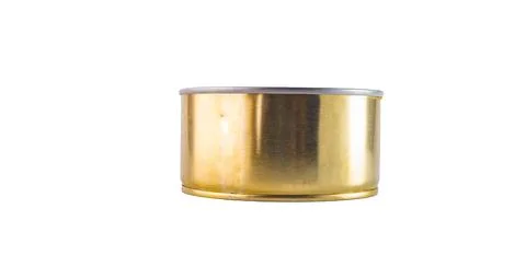 Can on White Background Isolated Stock Photos