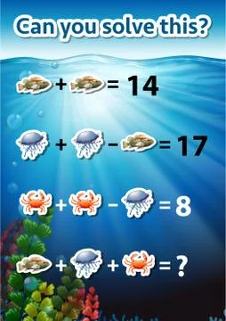 Can you solve this worksheet Illustrazione stock