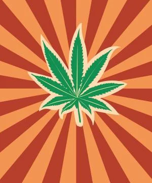 Canabis Illustrazione stock