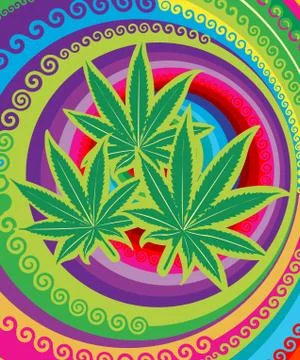 Canabis Illustrazione stock