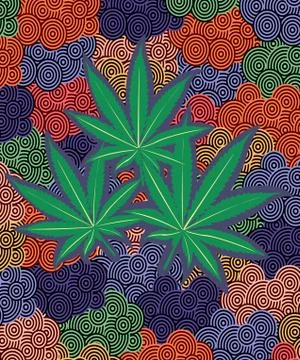 Canabis Stock Illustration