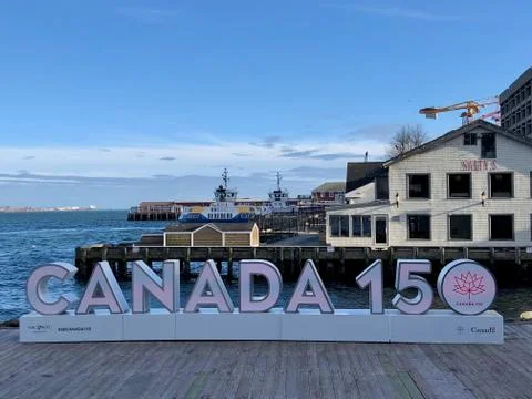 Canada 150 logo 库存照片