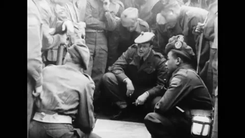 CANADA - 1945 - Artificial limbs are made for amputee Canadian veterans, and Stock Footage 279781103