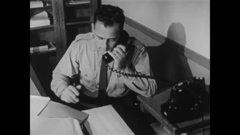CANADA - 1965 - Prison guards begin security protocols after it has been Stock Footage 340649622