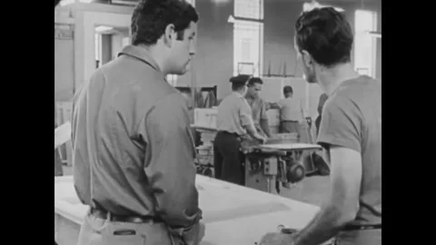 CANADA - 1965 - Two prisoners manage to escape by carefully tracking the guard Stock Footage 340649613