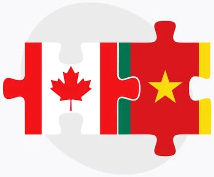 Canada and Cameroon Stock Illustration