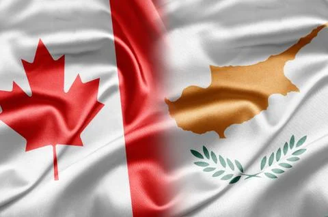 Canada and cyprus Stock Illustration