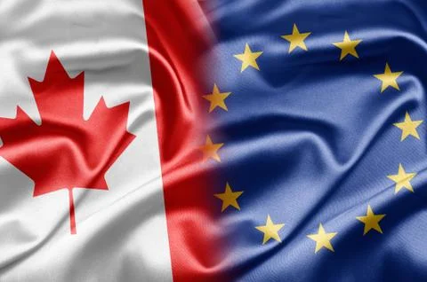 Canada and eu Stock Illustration