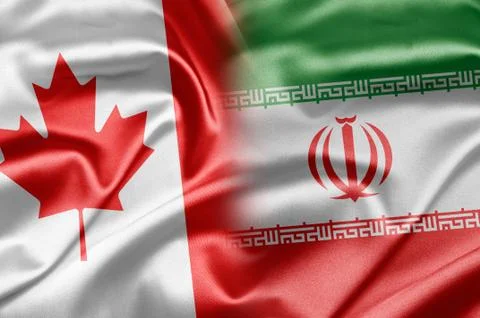 Canada and iran Stock Illustration
