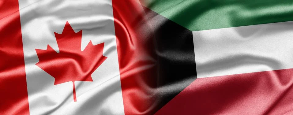 Canada and kuwait Stock Illustration