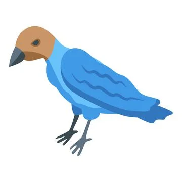Canada bird icon isometric vector. Nature animal Stock Illustration
