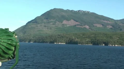 Canada clear cut logging Stock Footage