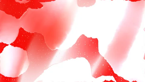 Canada day abstract red and white watercolor painting celebrates canadian pride. Stock Footage 312684035