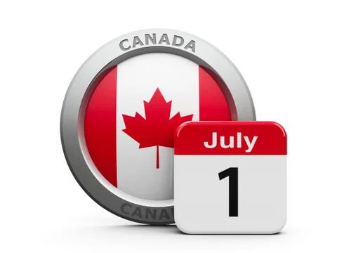 Canada Day Stock Illustration